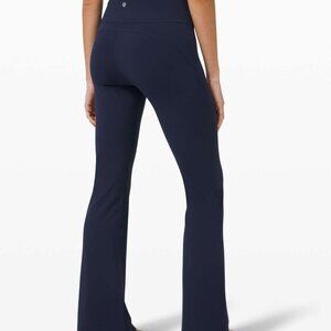 lululemon athletica Navy Groove Flare Nulu Pants